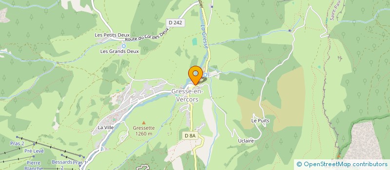 localisation de l'entreprise ALPIN  GRESSE-EN-VERCORS