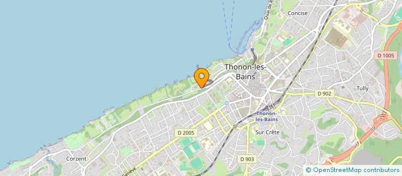 localisation de l'entreprise ALPIN SOURCES à THONON-LES-BAINS