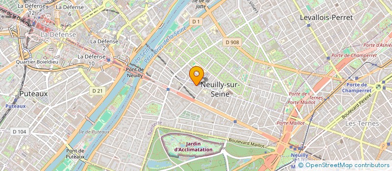 localisation de l'entreprise ALPINA à NEUILLY-SUR-SEINE