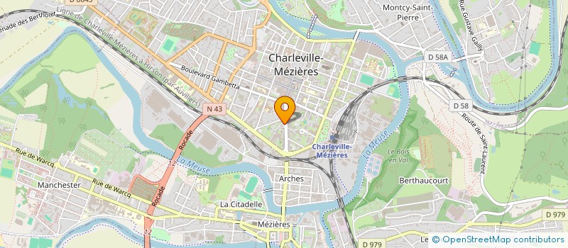 localisation de l'entreprise ALPINA  CHARLEVILLE-MEZIERES