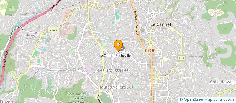 localisation de l'entreprise ALPINA BATIMENT à LE CANNET