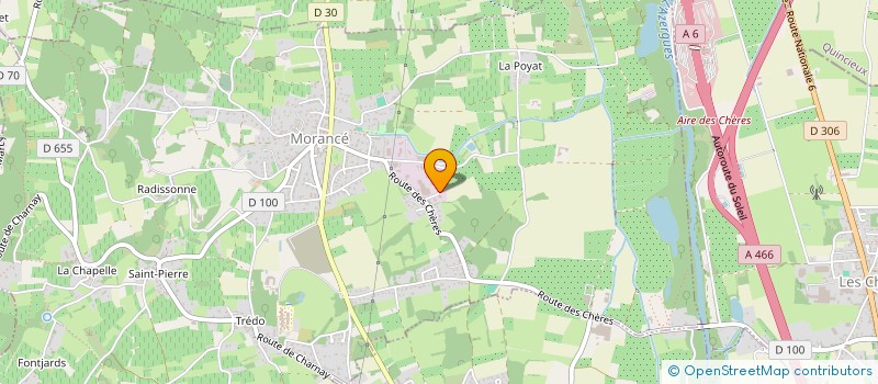 localisation de l'entreprise ALPINA CHAUFFAGE  MORANCE