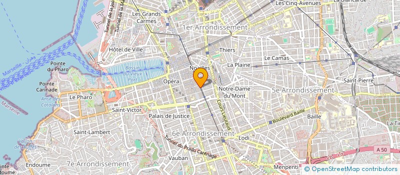 localisation de l'entreprise ALPINA SPORT à MARSEILLE