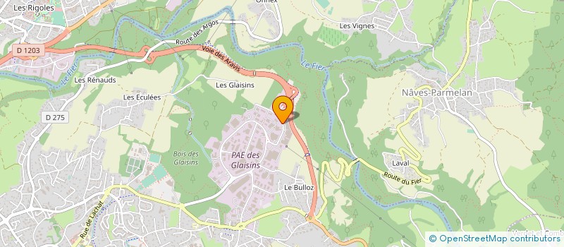 localisation de l'entreprise ALPINA TRANSACTION IMMOBILIERE à ANNECY