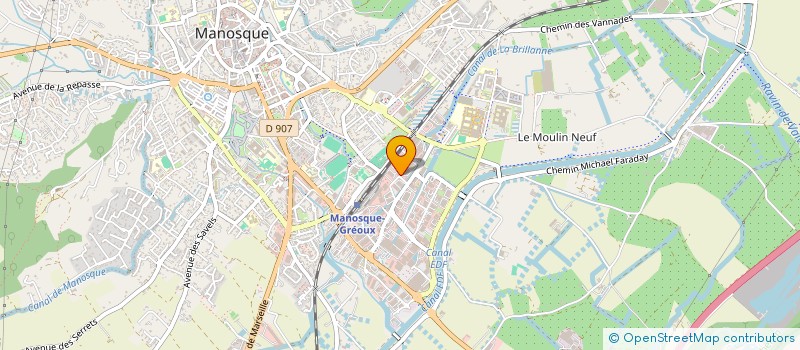 localisation de l'entreprise ALPINA05 à MANOSQUE