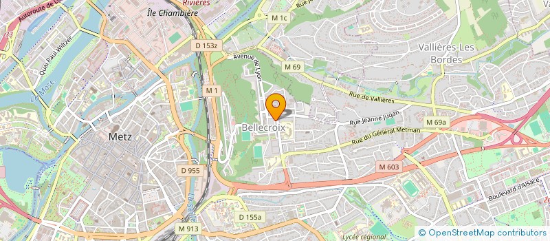 localisation de l'entreprise ALPINCORP à METZ