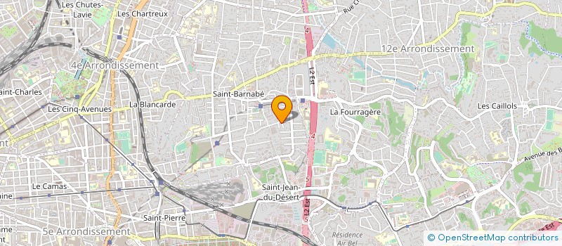 localisation de l'entreprise ALPINE  MARSEILLE