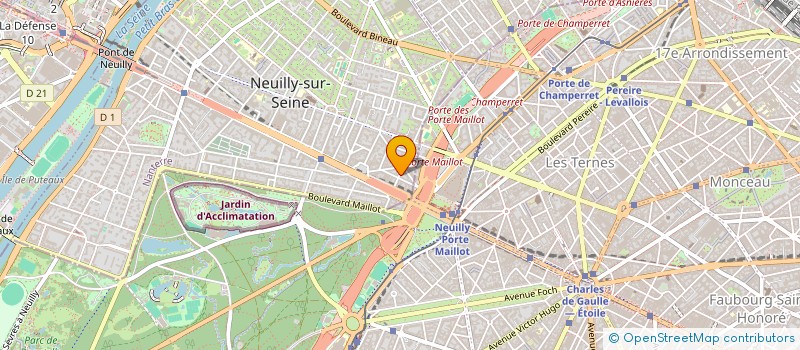 localisation de l'entreprise ALPINE à NEUILLY-SUR-SEINE