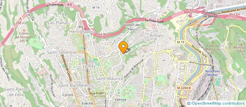 localisation de l'entreprise ALPINE à NICE