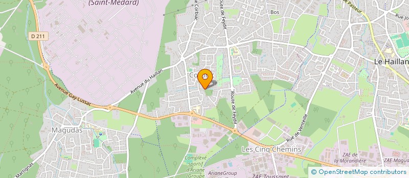 localisation de l'entreprise ALPINE  SAINT-MEDARD-EN-JALLES