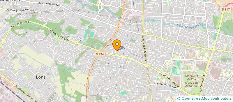 localisation de l'entreprise ALPINE CLUB PYRENEEN  LONS