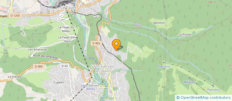 localisation de l'entreprise ALPINE EDGE  SAINT-GERVAIS-LES-BAINS