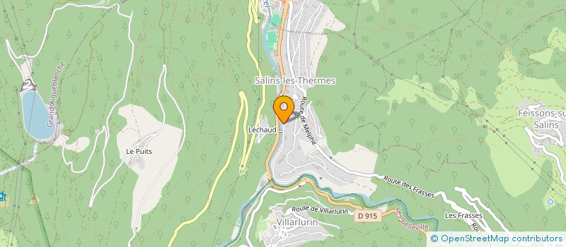 localisation de l'entreprise ALPINE ELEC  SALINS-FONTAINE