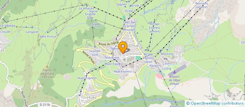 localisation de l'entreprise ALPINE ELITE  HUEZ