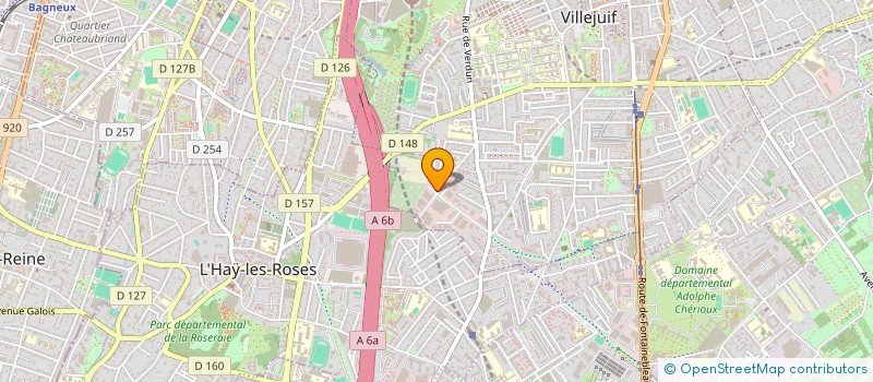 localisation de l'entreprise ALPINE @ ENERGIE FRANCE SARL  VILLEJUIF