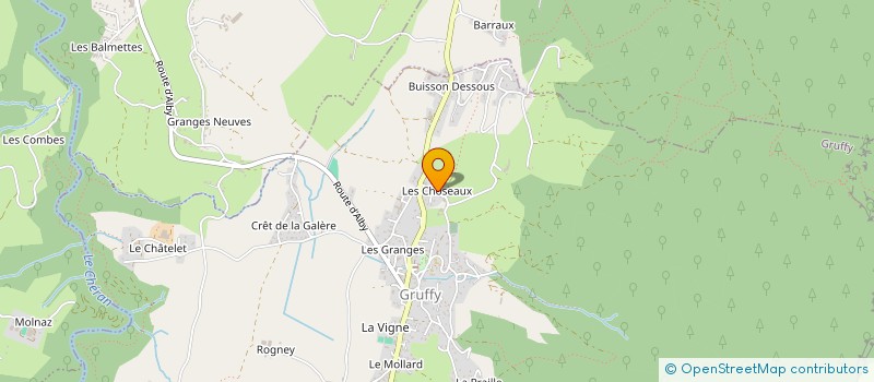 localisation de l'entreprise ALPINE RIDE TRANSFER  GRUFFY