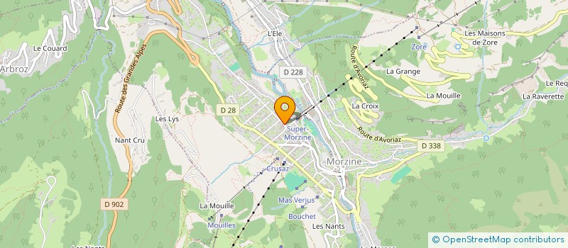 localisation de l'entreprise ALPINE SPORTS MORZINE à MORZINE