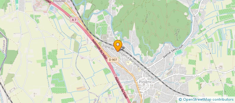 localisation de l'entreprise ALPINEIM  PIOLENC