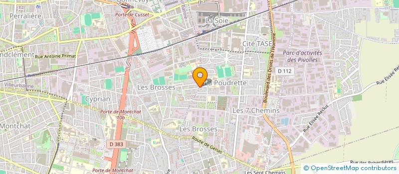 localisation de l'entreprise ALPINFO  VAULX-EN-VELIN