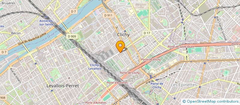 localisation de l'entreprise ALPINIS'EM à CLICHY