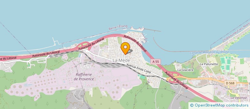 localisation de l'entreprise ALPINISTES DU MIDI  CHATEAUNEUF-LES-MARTIGUES