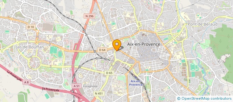 localisation de l'entreprise ALPINISTES TRAVAUX ACROBATIQUES à AIX-EN-PROVENCE
