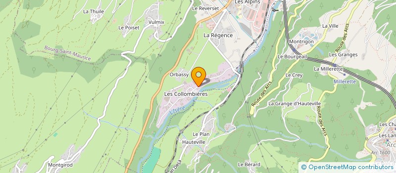 localisation de l'entreprise ALPINIUM  BOURG-SAINT-MAURICE