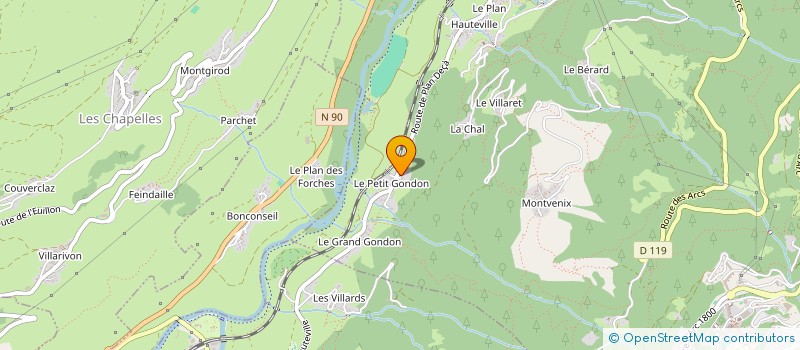 localisation de l'entreprise ALPINVEST LND  BOURG-SAINT-MAURICE