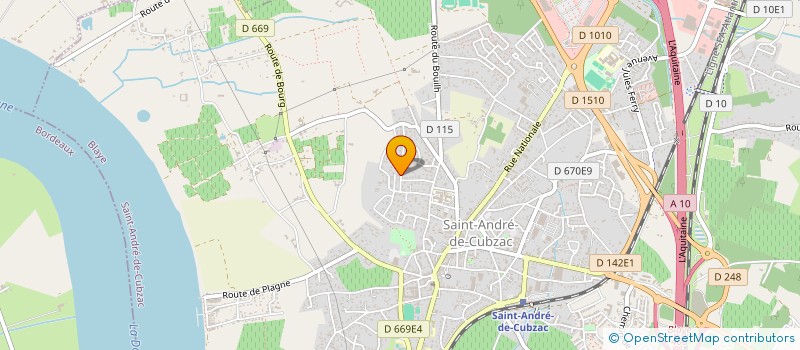 localisation de l'entreprise ALPIPAC  SAINT-ANDRE-DE-CUBZAC