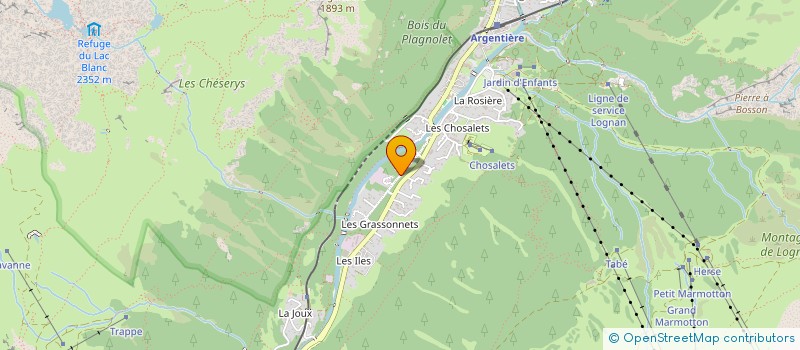 localisation de l'entreprise ALPIREN  CHAMONIX-MONT-BLANC