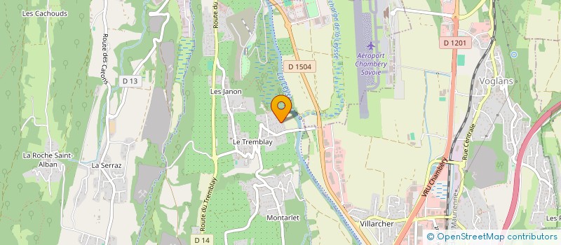 localisation de l'entreprise ALPITAINE INVEST  LA MOTTE-SERVOLEX