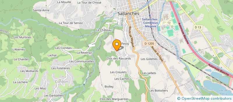 localisation de l'entreprise ALPITECH à SALLANCHES