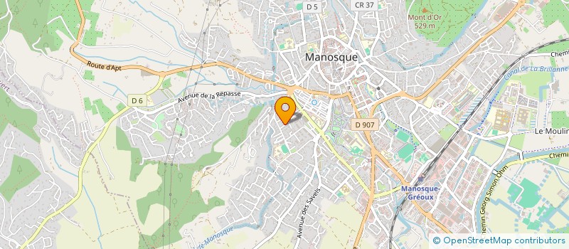 localisation de l'entreprise ALPITHI  MANOSQUE