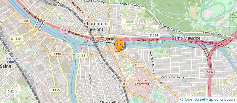 localisation de l'entreprise ALPITOUR FRANCE  MAISONS-ALFORT