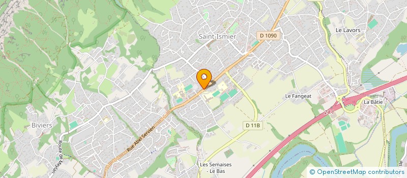 localisation de l'entreprise ALPIVET  SAINT-ISMIER