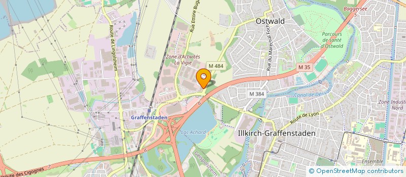 localisation de l'entreprise ALPO SARL  OSTWALD