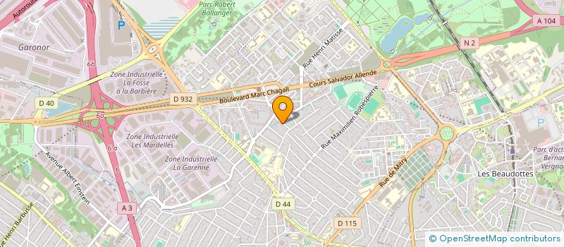 localisation de l'entreprise ALPOD AGENCEMENT à AULNAY SOUS BOIS