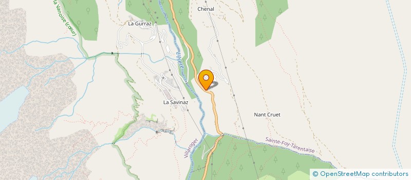 localisation de l'entreprise ALPOPO  SAINTE-FOY-TARENTAISE