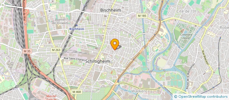 localisation de l'entreprise ALPOS FRANCE à SCHILTIGHEIM