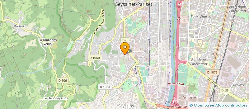 localisation de l'entreprise ALPRECO à SEYSSINET-PARISET