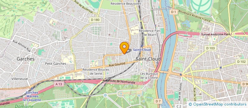 localisation de l'entreprise ALPRINES à SAINT-CLOUD