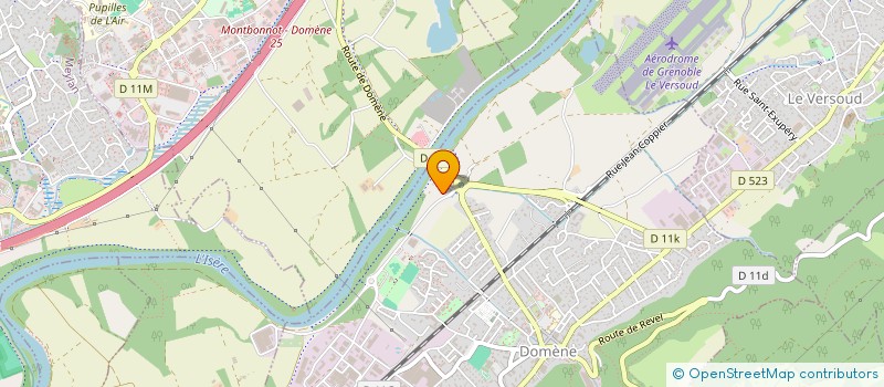 localisation de l'entreprise ALPS AEROBATICS  DOMENE