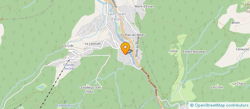 localisation de l'entreprise ALPS DC  SAINT-JEAN-D AULPS