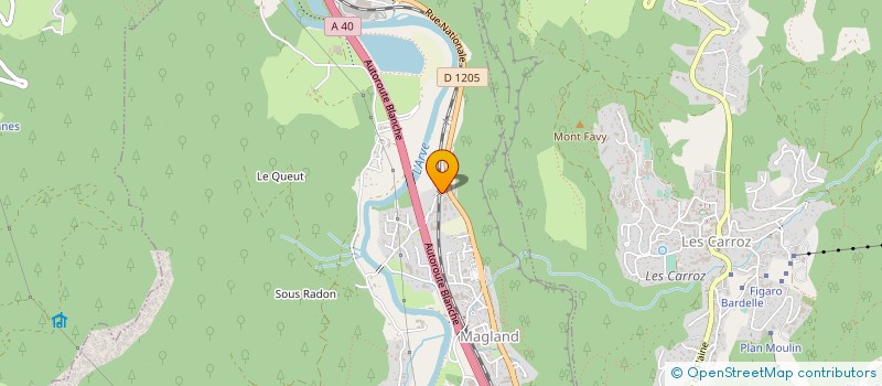 localisation de l'entreprise ALPS IMMO  MAGLAND