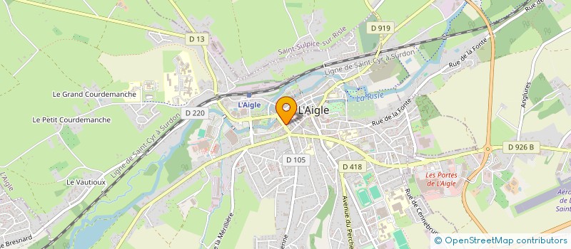 localisation de l'entreprise ALPS SMAPAD à L'AIGLE