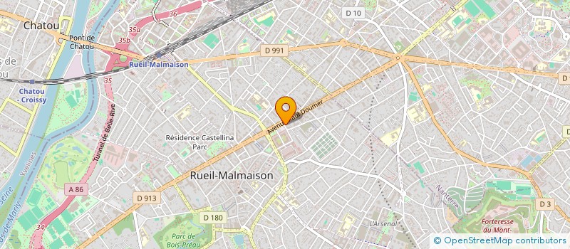 localisation de l'entreprise ALPSTECH à RUEIL-MALMAISON