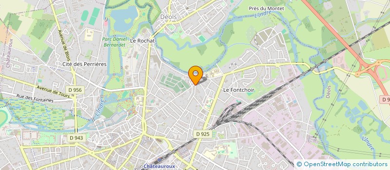 localisation de l'entreprise ALPSTONE PATRIMOINE  CHATEAUROUX