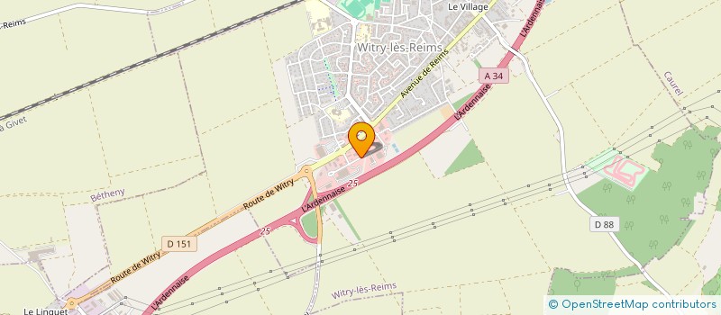 localisation de l'entreprise ALPVISION  WITRY-LES-REIMS