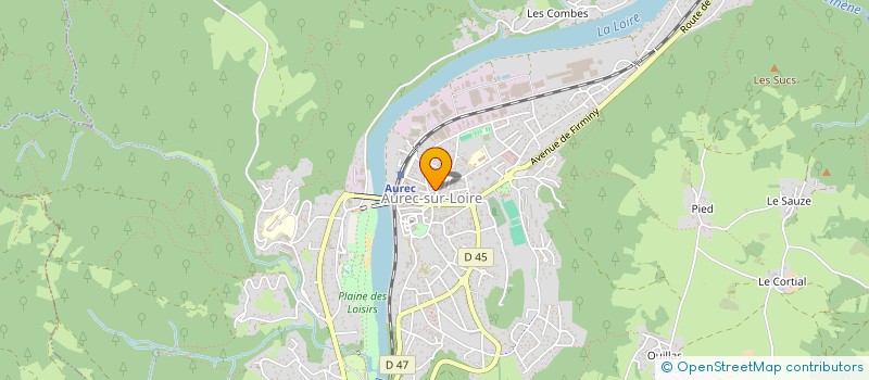 localisation de l'entreprise ALPYD  AUREC-SUR-LOIRE