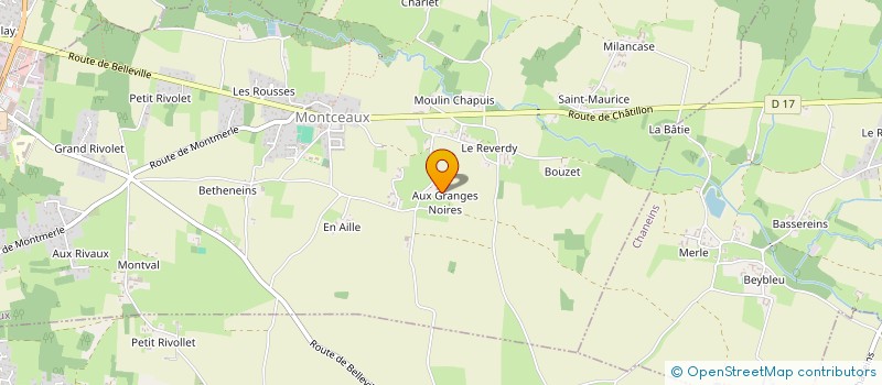 localisation de l'entreprise ALPYM  MONTCEAUX